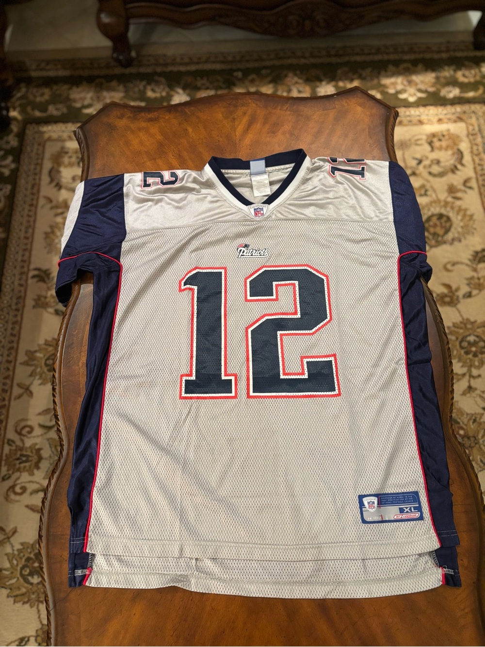 Vintage Y2K 2003-2006 alternate Reebok New England Patriots Tom Brady Jersey